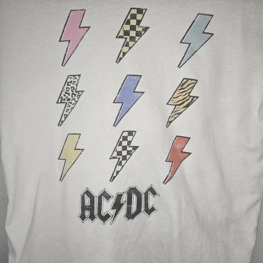 AC/DC Kids Lightning Bolt Tee - White